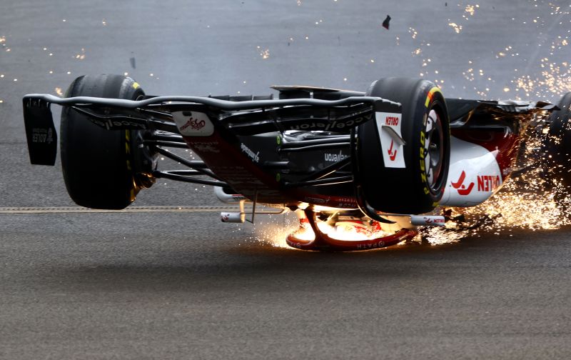 Zhou Guanyu Formula One driver says halo device saved me during high-speed crash CNN