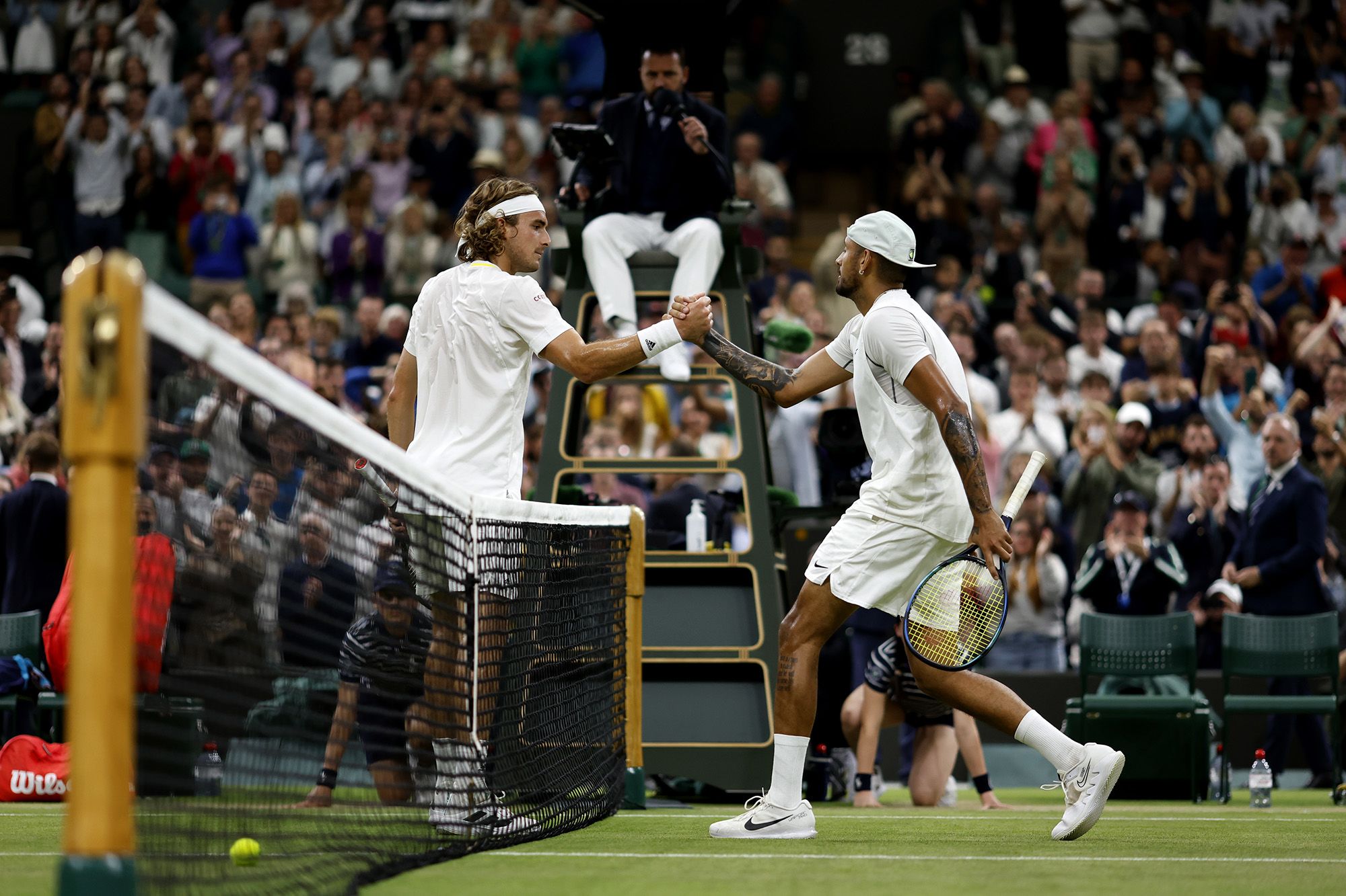 Nick Kyrgios and Stefanos Tsitsipas fined after fiery Wimbledon