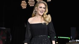 LONDON, ENGLAND - JULY 02: Adele performs on stage as American Express present BST Hyde Park in Hyde Park on July 02, 2022 in London, England.  (Photo by Gareth Cattermole/Getty Images for Adele)