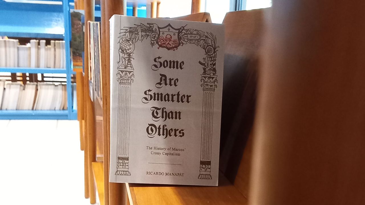 The book 'Some Are Smarter than Others: The History of Marcos' Crony Capitalism' by Ricardo Manapat is among the popular titles at the Ateneo de Manila University Press.