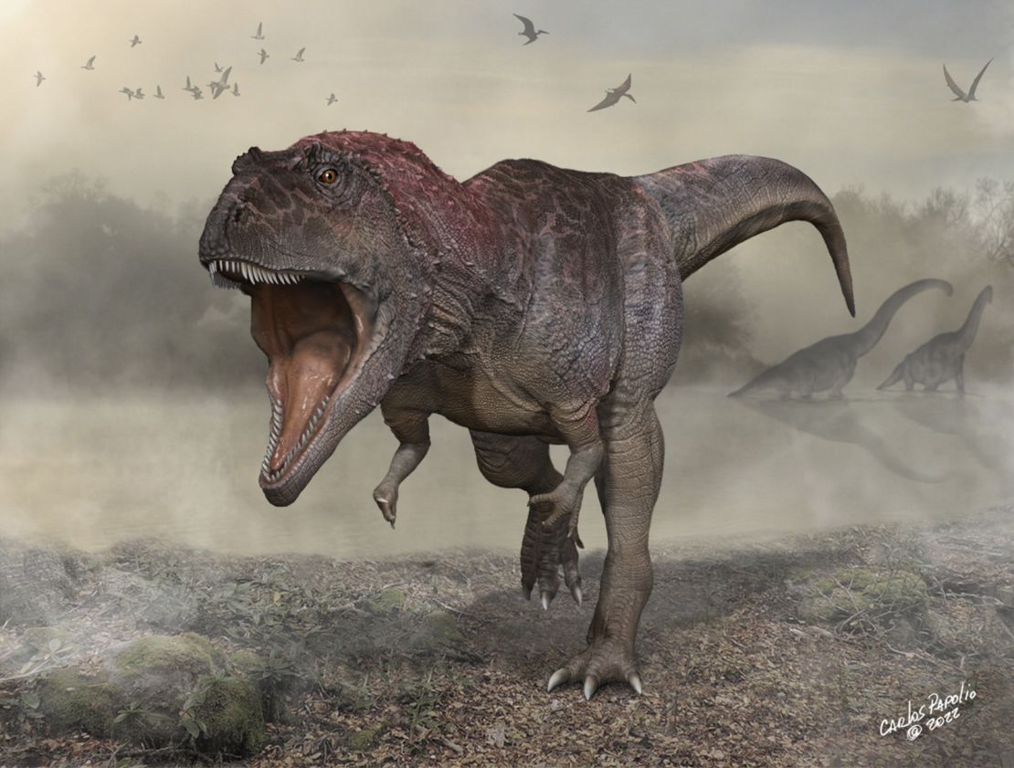 An artist's reconstruction of what Meraxes gigas may have looked like. 