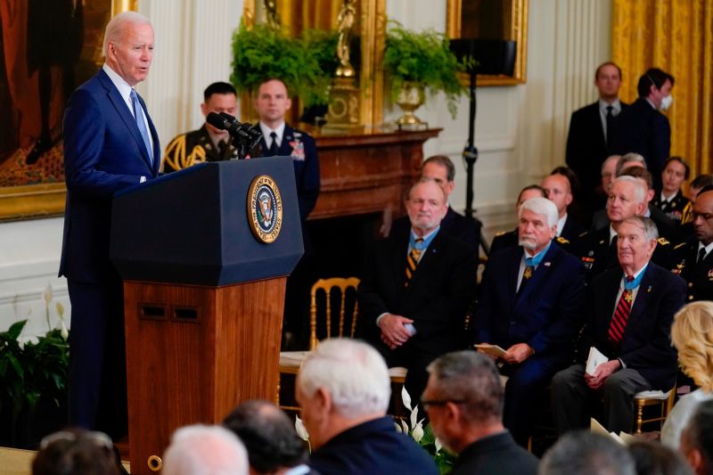 Biden Awards 4 Vietnam Veterans With The Medal Of Honor Cnn Politics