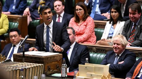 Britain's former Chancellor Rishi Sunak.