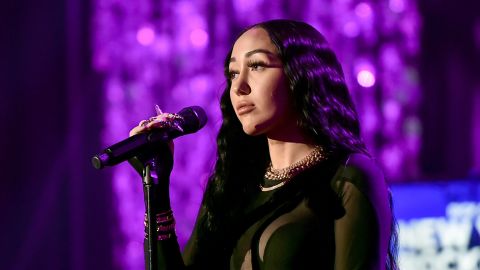 Noah Cyrus performs during the "Dick Clark's New Year's Rockin' Eve with Ryan Seacrest" broadcast special on December 31, 2020.