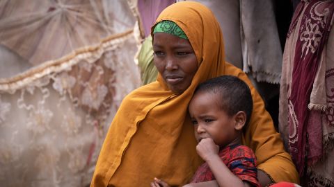 Nourta Ali Humey only has strength to care for her living daughter. She is yet to visit the graves of three children she lost.