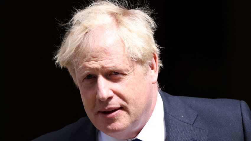 British Prime Minister Boris Johnson walks at Downing Street in London, Britain July 6, 2022. REUTERS/Henry Nicholls