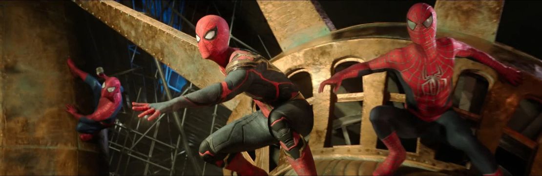 A scene from "Spider-Man: No Way Home." Sony reportedly refused to alter a scene in the film, which was released late last year, involving the Statue of Liberty.