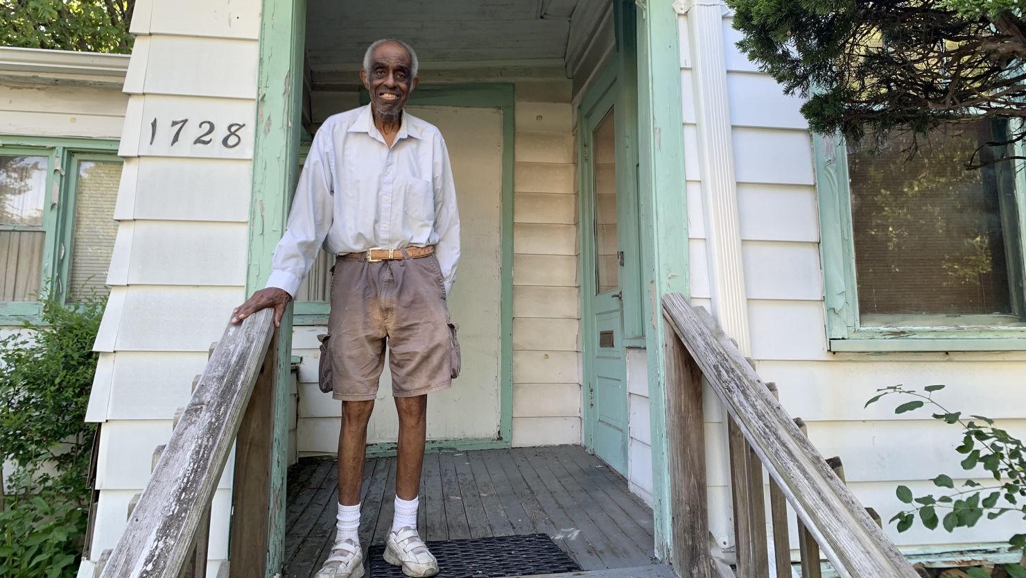Louis Weathers says racial discrimination in Evanston, Illinois, made house-hunting difficult for him decades ago.