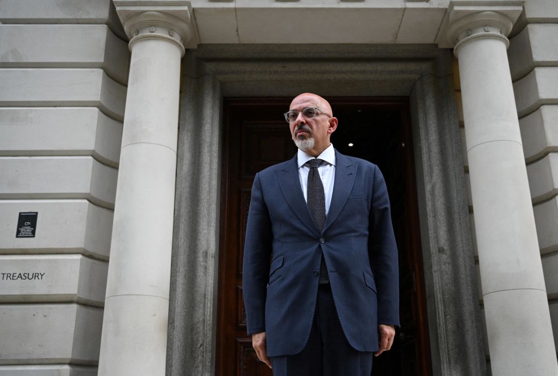 Britain's newly appointed Chancellor of the Exchequer Nadhim Zahawi.