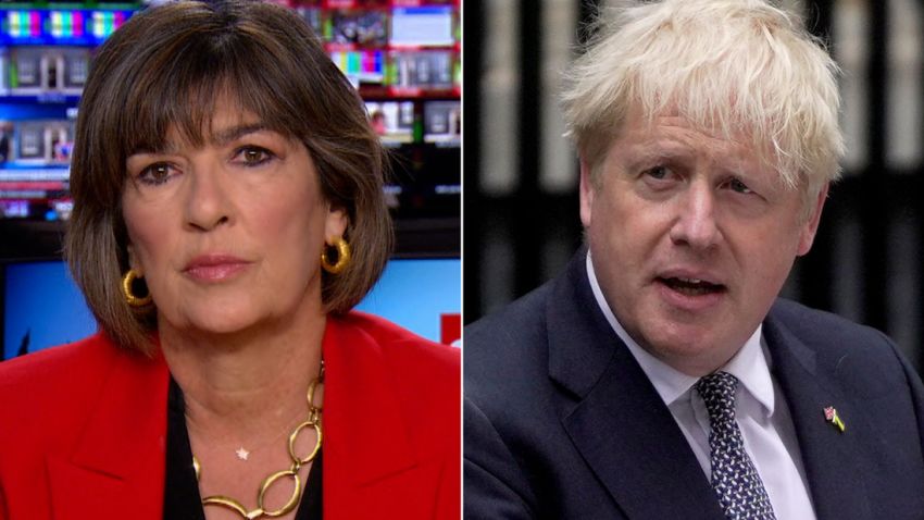 Christiane Amanpour Boris Johnson split