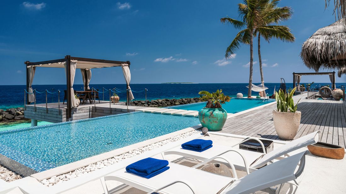 <strong>Velaa Private Island: </strong>The 47 exquisitely custom-made villas and residences on this pristine island were built in 2013 but look brand new, with every inch perfectly finished by a team of craftsmen from Europe.