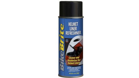 Brite bike cleaner/deodorizer for helmet lining