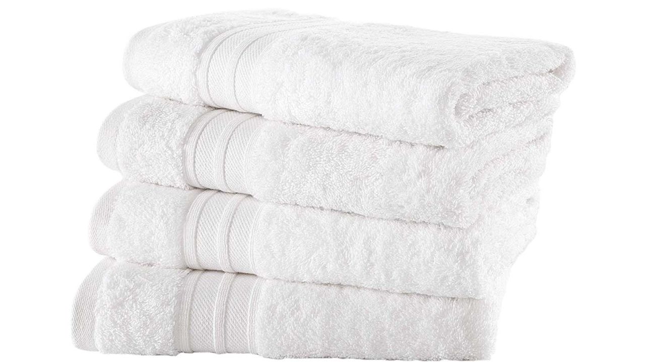 All Design Towels Quick-Dry White Hand Towels