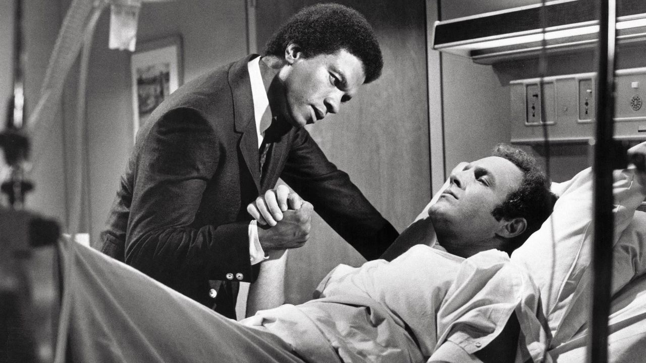 Caan with Billy Dee Williams in the 1971 tearjerker "Brian's Song." 