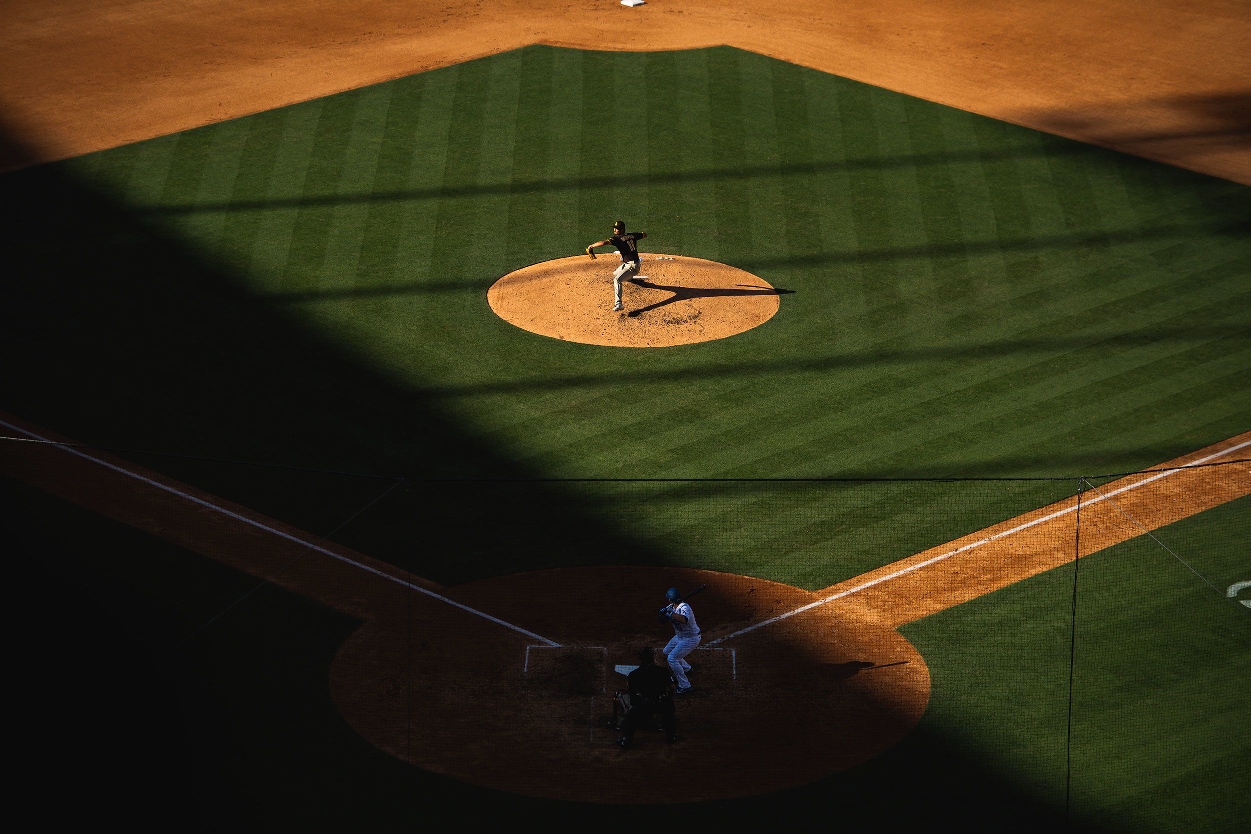 San Diego pitcher Yu Darvish pitches against the Los Angeles Dodgers during a Major League Baseball game in Los Angeles on Saturday, July 2.