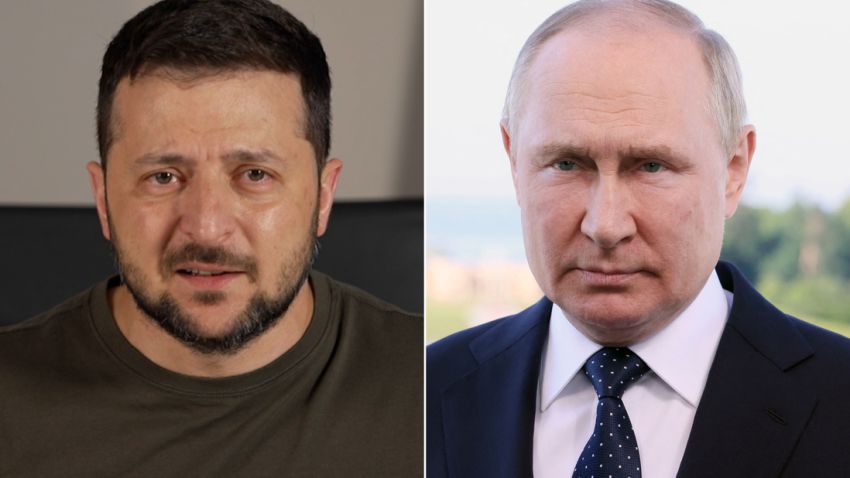 Volodymyr Zelensky Putin split