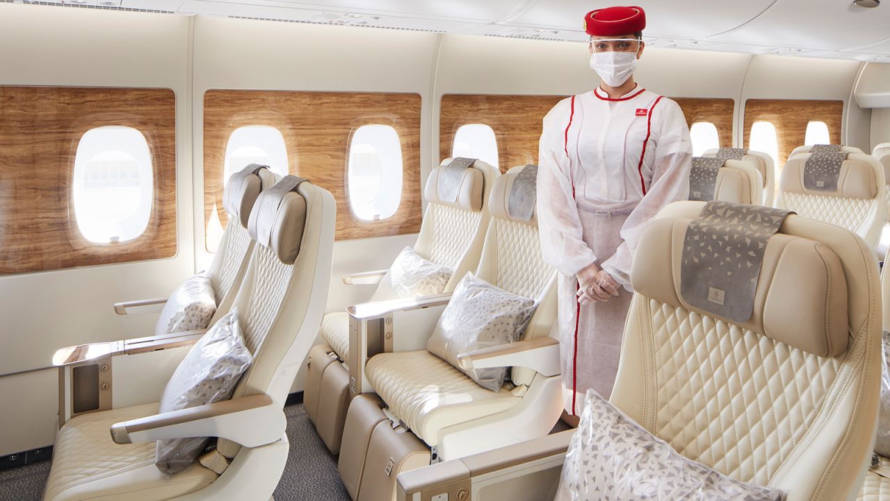 <strong>New look: </strong>Emirates has recently installed its A380s with a new premium economy class.