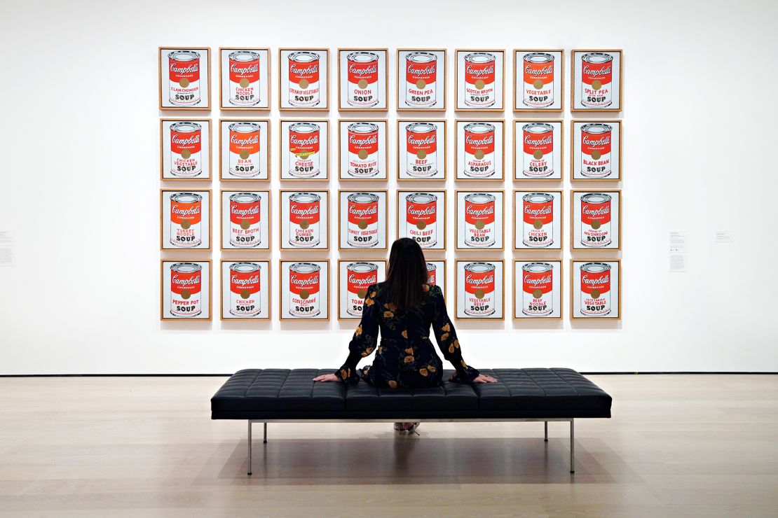Warhol's 'Campbell's Soup Cans' at MoMA.