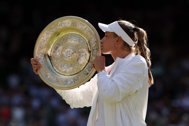 Elena Rybakina Wins Wimbledon Women's Singles Title, Her First Grand ...