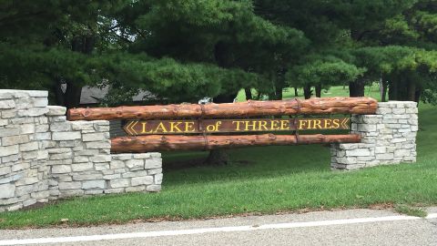 Lake of Three Fires State Park in Taylor County, Iowa.