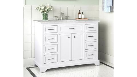 Andover Mills Rossi 48-Inch Bathroom Vanity Set