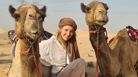 02 female led camel riding school Dubai gallery 2