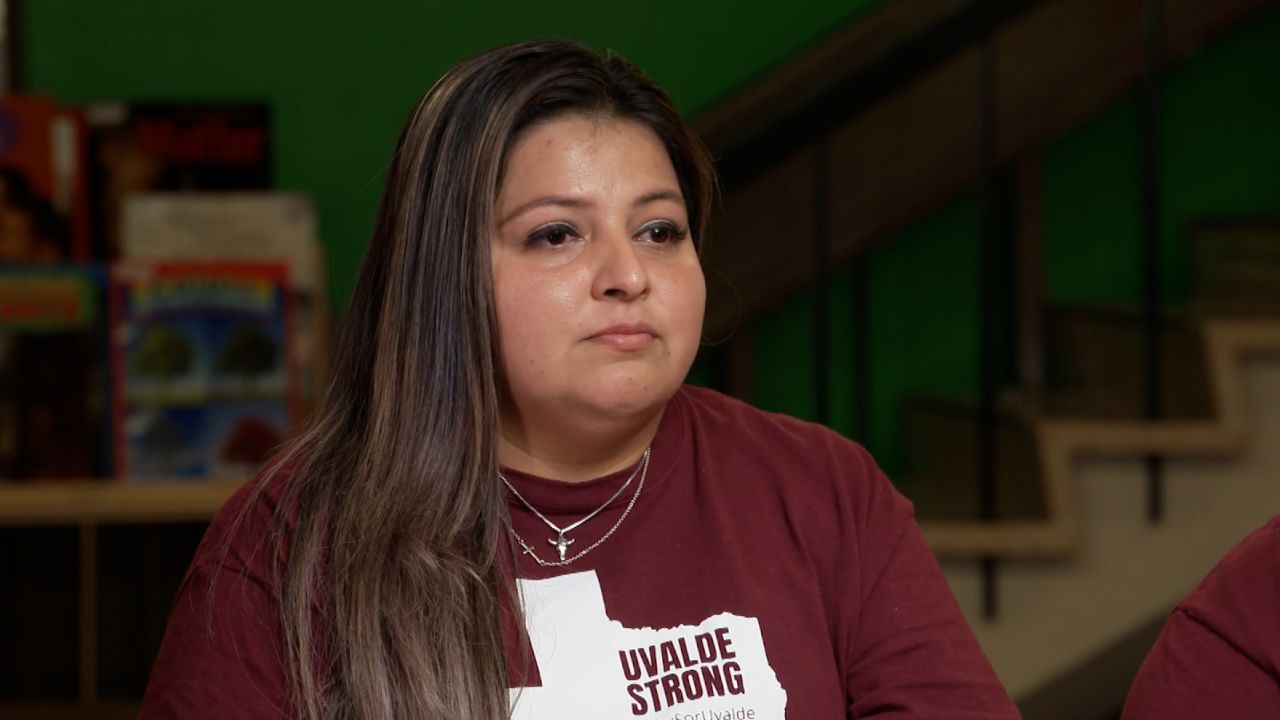 Kassandra Chavez's son AJ still had someone else's blood on his face when she was reunited with him at the hospital.