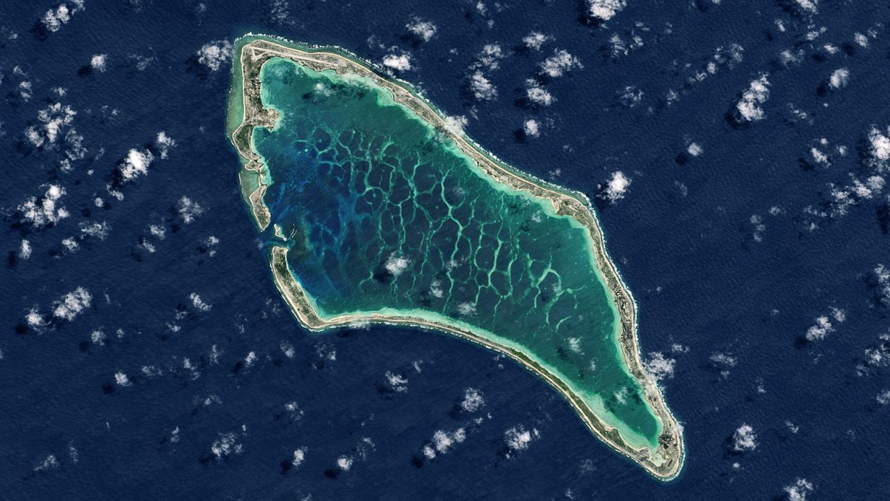 Kanton Island in Kiribati.