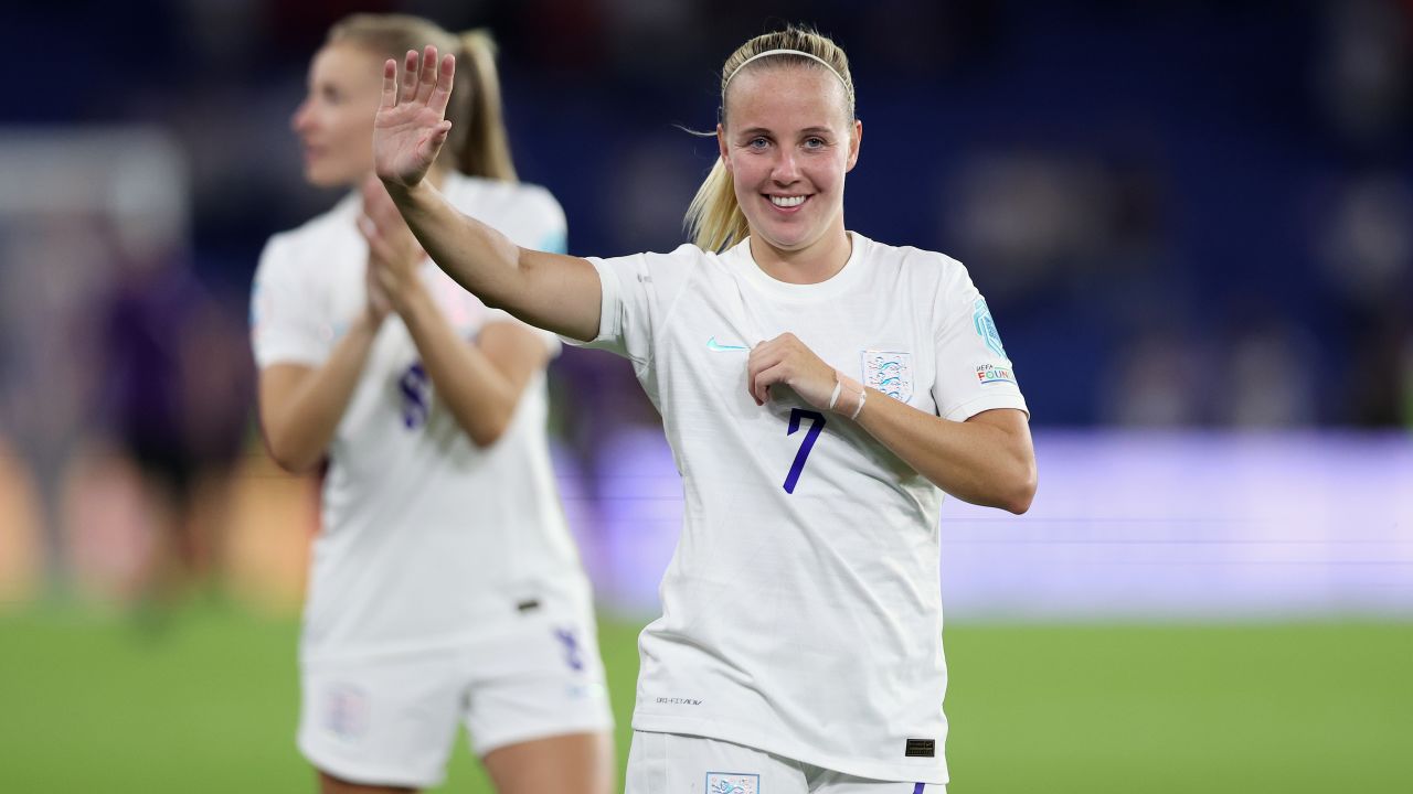 Beth Mead's hat-trick powered England to a huge win.