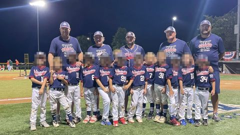 A Wilmington, North Carolina, little league team pulled out of the state championship tournament after gunshots rang out during a game. Players' faces have been blurred to protect their identities.