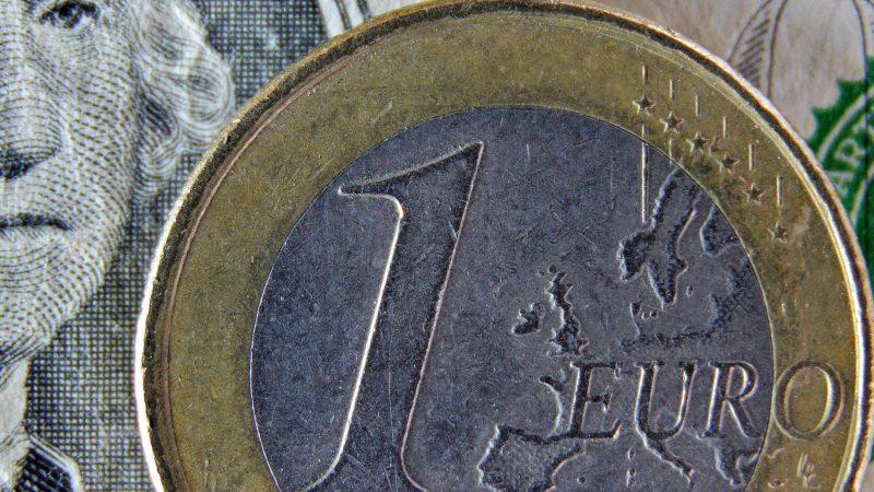 The euro and the US dollar are at parity for first time in 20 years