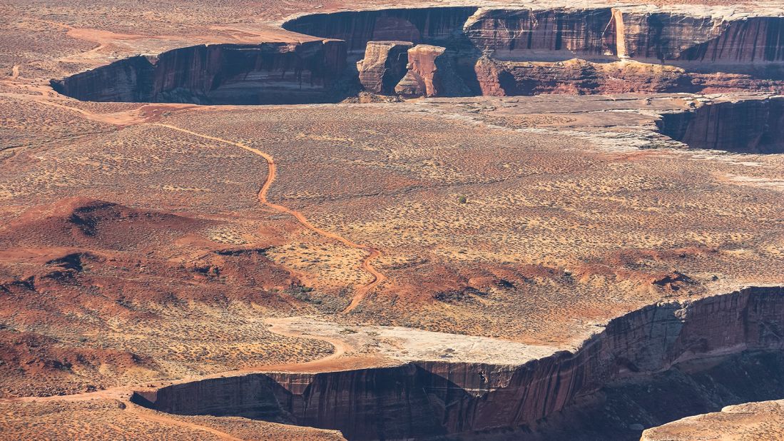 <strong>The Maze, Canyonlands, Utah: </strong>Located in the most remote part of Canyonlands, this trail leads into deep gullies, where rockfalls and flash floods are not uncommon and water from the area's few springs is hard to come by. Park rangers demand all visitors share their itineraries and stay in touch as often as practicable. 