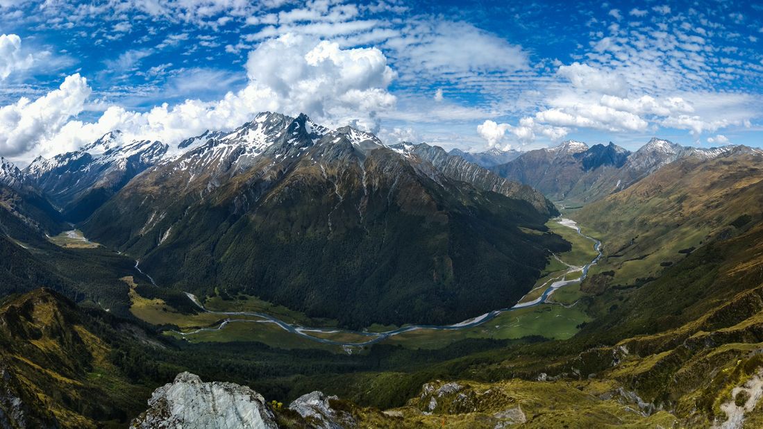 <strong>Cascade Saddle, New Zealand:</strong> In the heart of Mount Aspiring National Park on New Zealand's South Island, Cascade Saddle is completed over two days. The route includes wild scrambles, rocky outcrops and hikes over ankle-cracking tussocky grass.