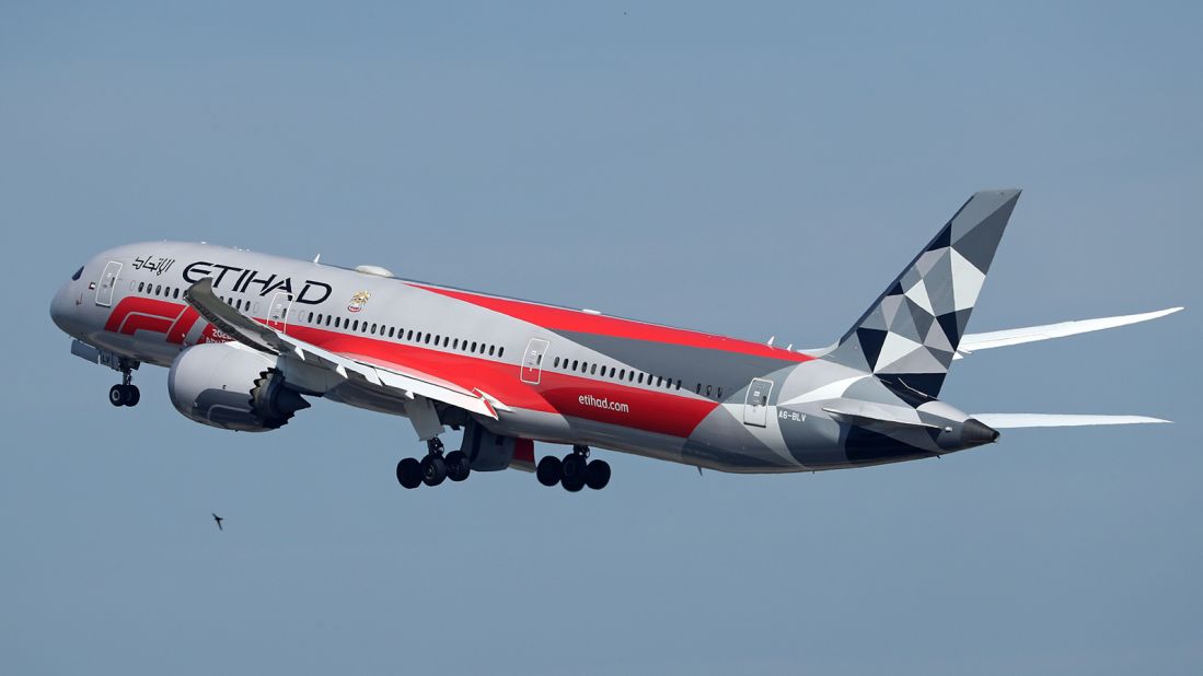 <strong>3. Etihad Airways:</strong> Third on AirlineRatings.com's list is Etihad Airways. The UAE-based airline was also awarded the accolade for Environmental Airline of the Year.