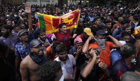 Protesters on Wednesday demanded that neither the president nor the prime minister "be spared."