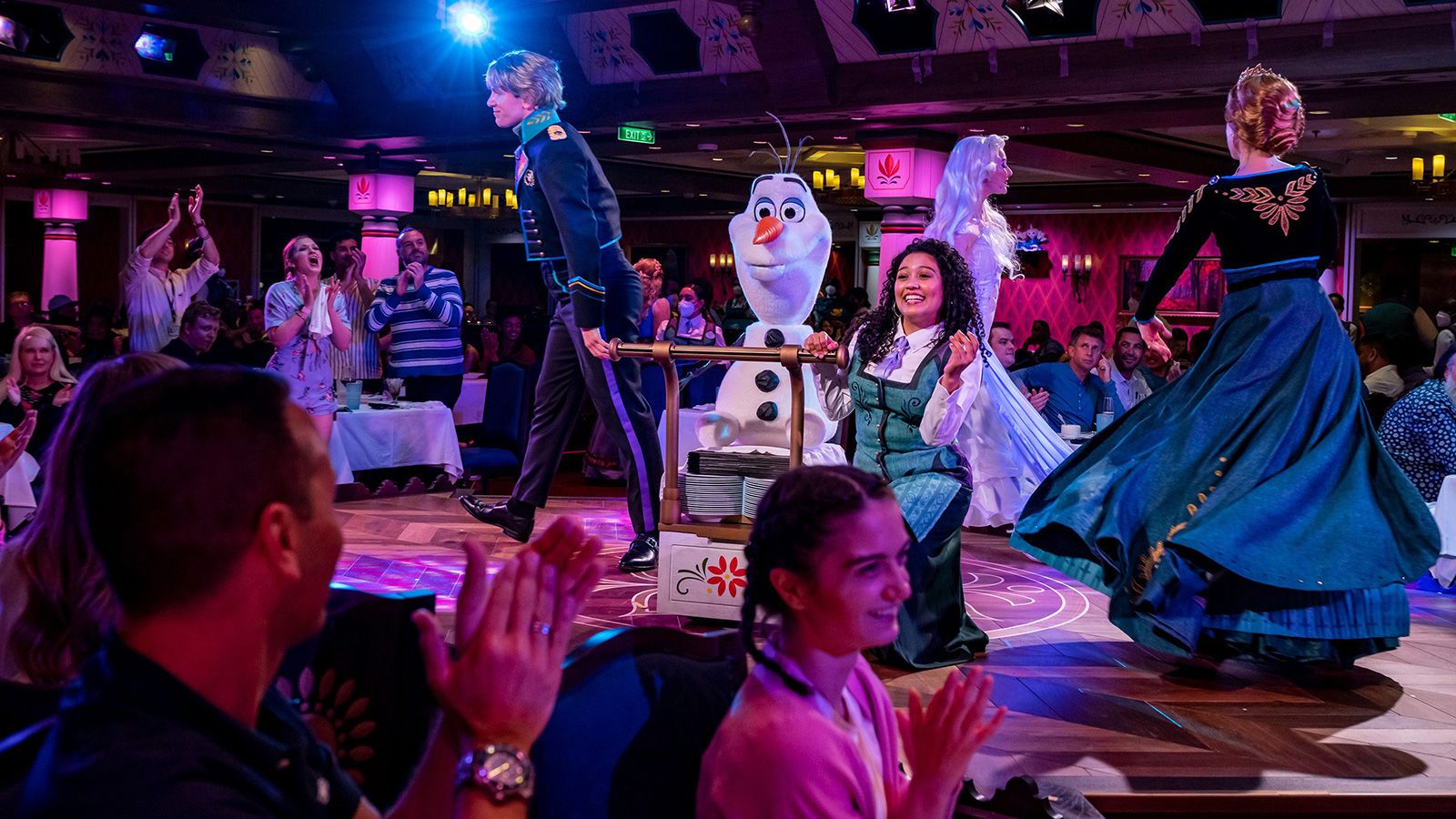 Arendelle: A Frozen Dining Adventure: Disney Wish offers several new dining options, including a 'Frozen'-themed theatrical dining experience.