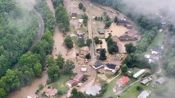 Source: Virginia Department of Emergency Management

The Virginia Department of Emergency Management shared this aerial photograph of the damage in Buchanan County, Virginia, after heavy rains Tuesday caused flooding and power outages.
VDEM teams are assisting local crews