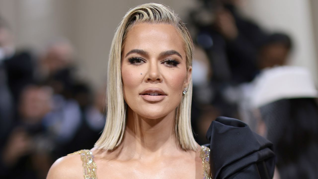 Khloé Kardashian, here in May, has shared a glimpse of her second child.