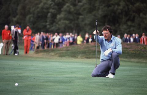 <strong>Hale Irwin's swing and a miss, 1983 -- </strong>Hale Irwin and Tom Watson were going toe-to-toe in the final round <a href=