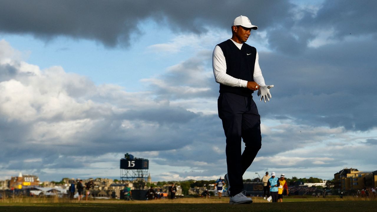 Woods endured a tough afternoon.