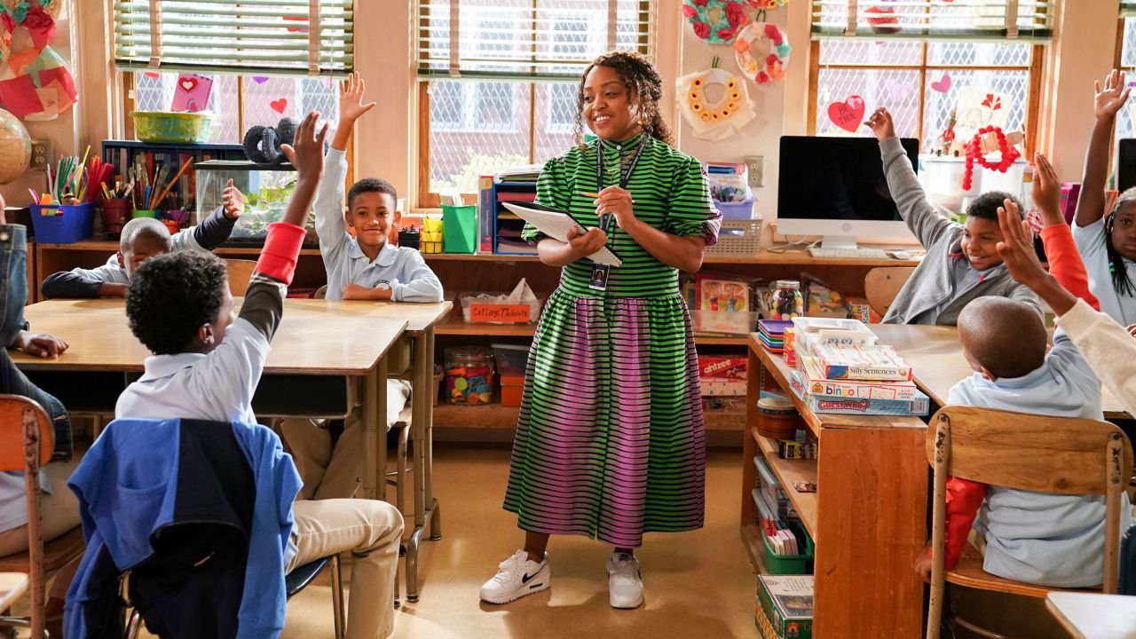 Quinta Brunson created and stars in "Abbott Elementary," a show about a low-income school in Philadelphia.