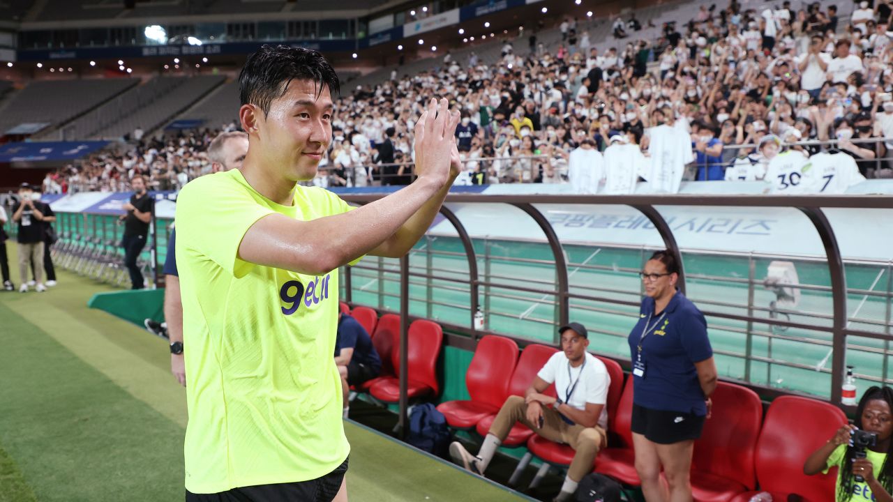 Son has become South Korea's darling of sport since his move to Tottenham.