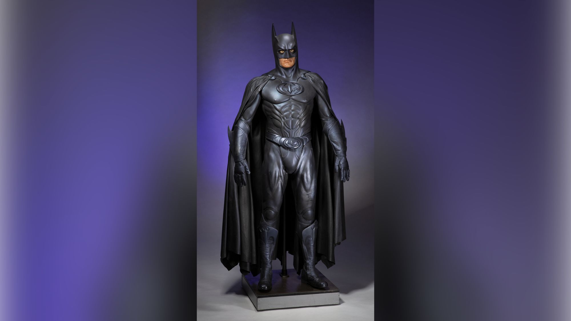 George Clooney Batman costume RESTRICTED