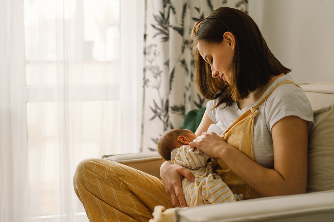 The AAP recommends breastfeeding for at least the first six months of life, but the organization acknowledged that doesn't always work for all families.