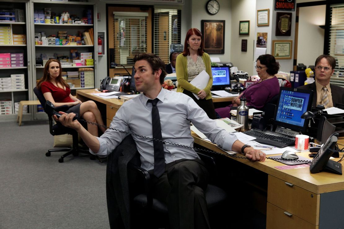 A scene from "The Office," which originally aired from 2005 - 2013.