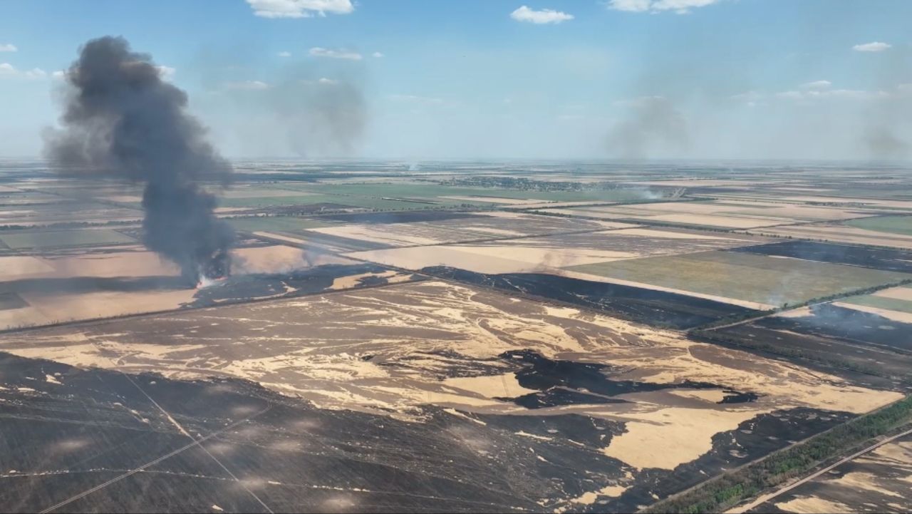 ukraine wheat farms shelling vpx