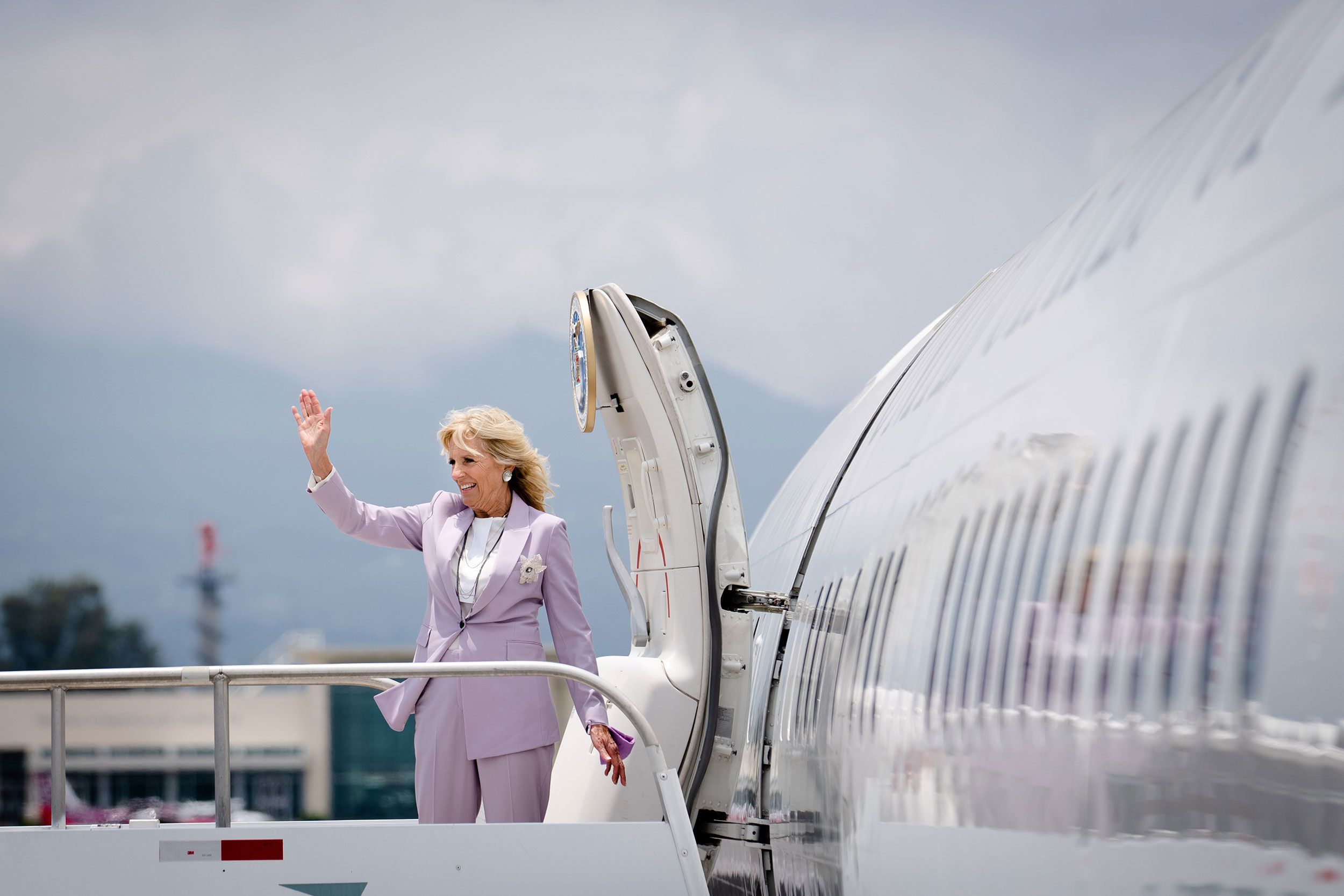 First lady Jill Biden makes appearance before Phillies game