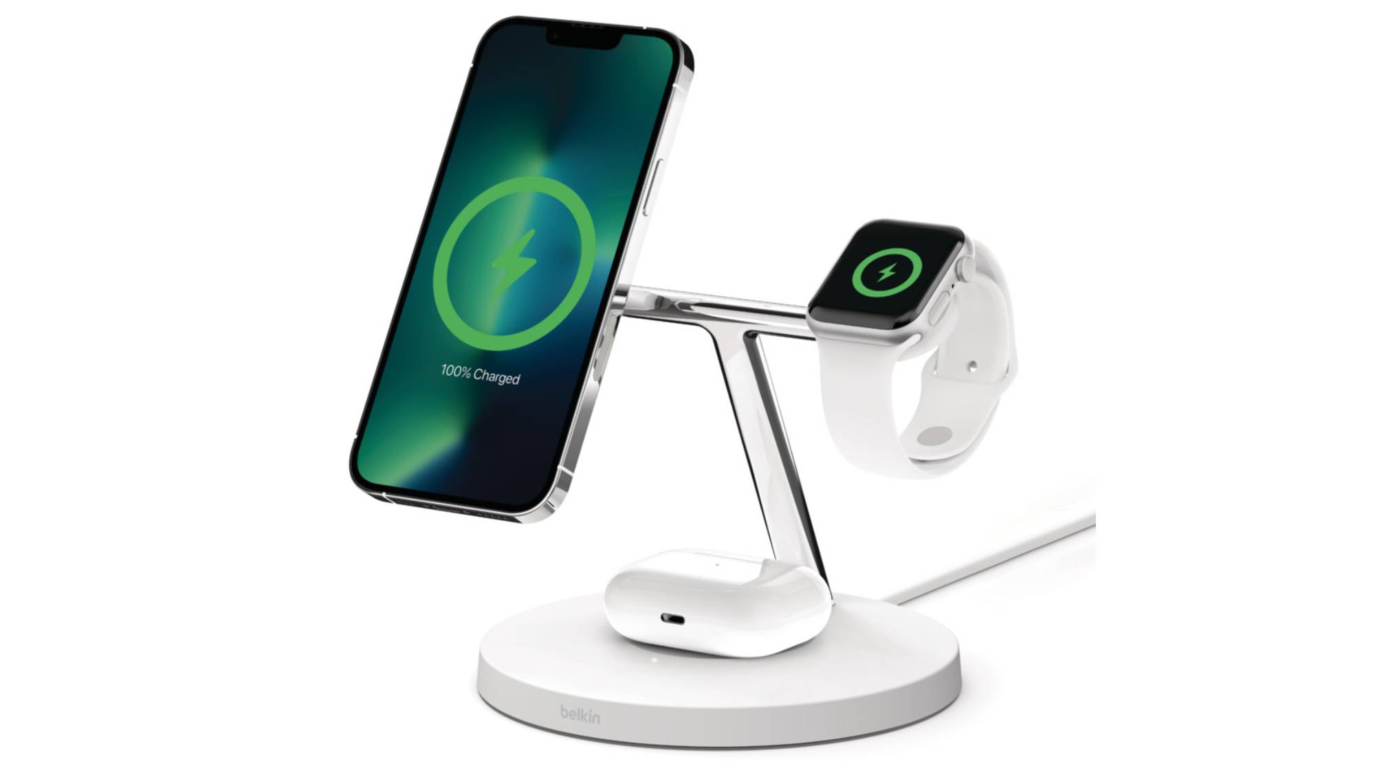  Belkin BoostCharge Pro Wireless Car Charger with MagSafe  Compatibility, 15W Fast Charging, Extra Strong Magnetic Car Vent Phone  Mount for iPhone 15, iPhone 14, iPhone 13, & iPhone 12 Series - White :  Everything Else