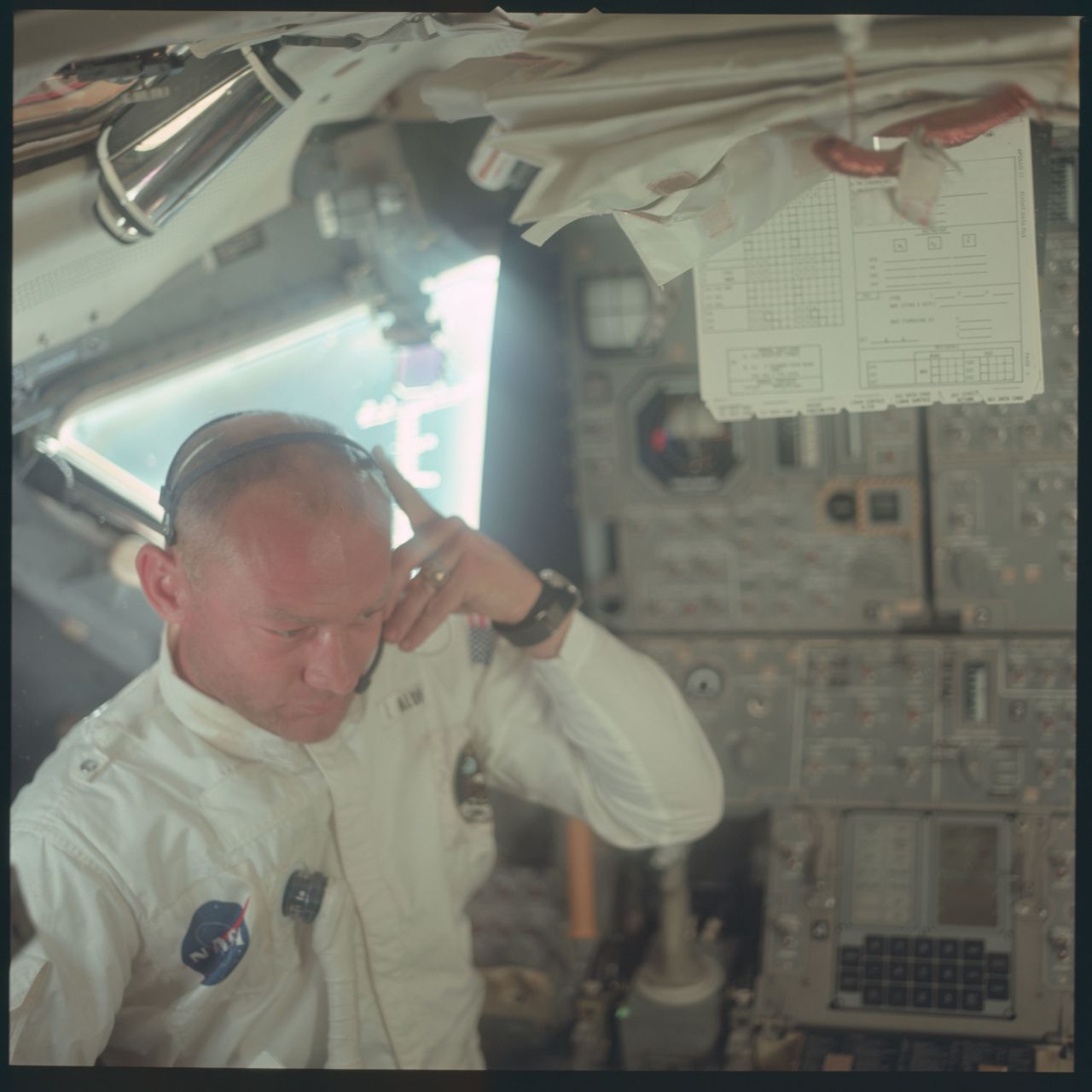 Buzz Aldrin on the Apollo 11 mission.
