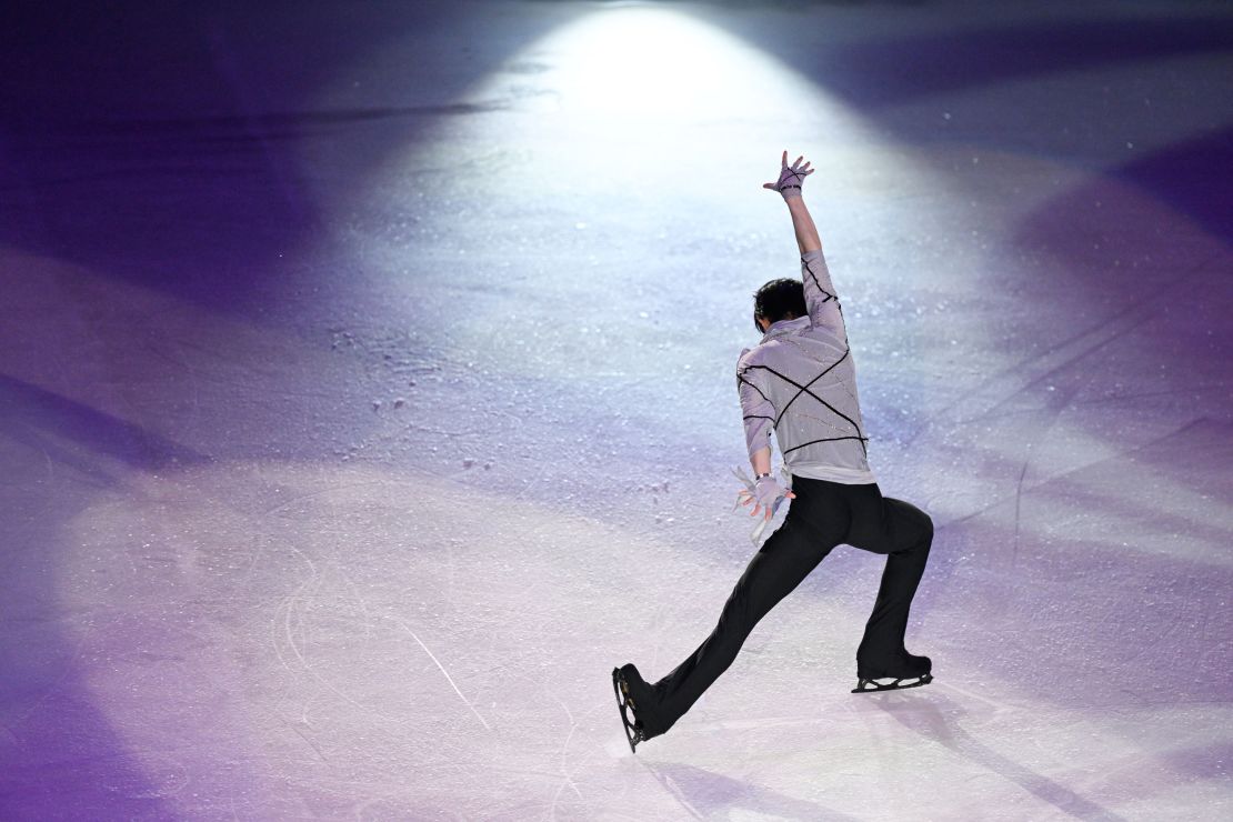 Yuzuru Hanyu skating at Fantasy on Ice 2022 at Makuhari event hall in Chiba, Japan. 